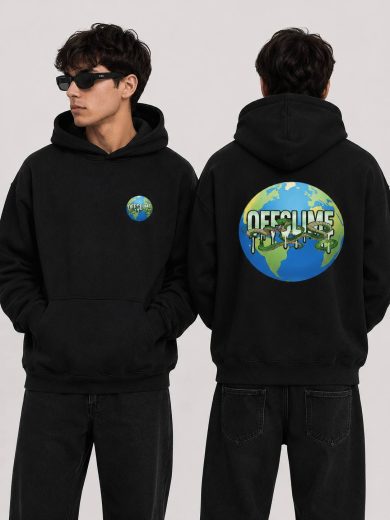Dark Green Offslime Hoodie
